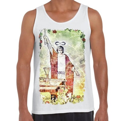 The Magician Tarot Card Large Print Men's Vest Tank Top XL