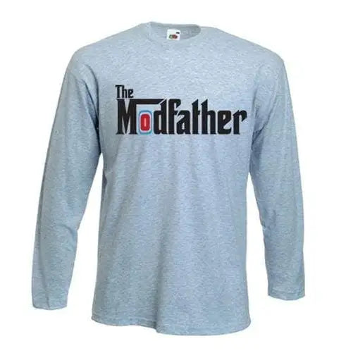 The Modfather Long Sleeve T-Shirt XL / Light Grey