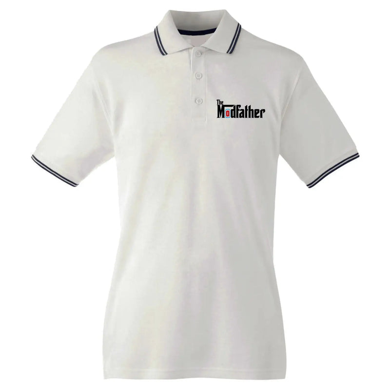 The Modfather Mod Tipped Polo T-Shirt L