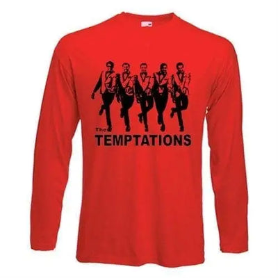 The Temptations Long Sleeve T-Shirt XXL / Red