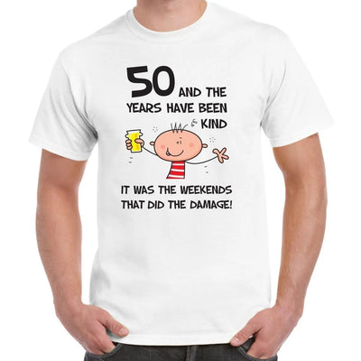 The Years Have Been Kind Men's 50th Birthday Present T-Shirt 3XL