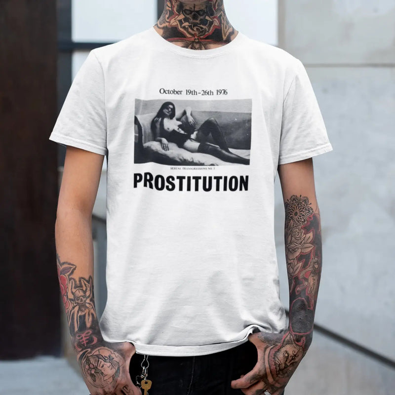 Throbbing Gristle Prostitution T-Shirt - Mens T-Shirt