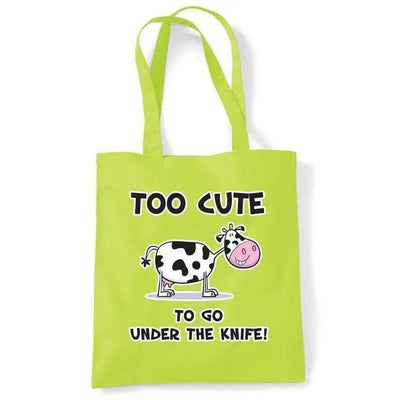 Too Cute Vegetarian shoulder bag Lime Green