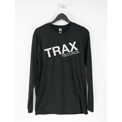 Trax Records Long Sleeve T-Shirt - Chicago House Acid Mr Fingers Phuture M / Black