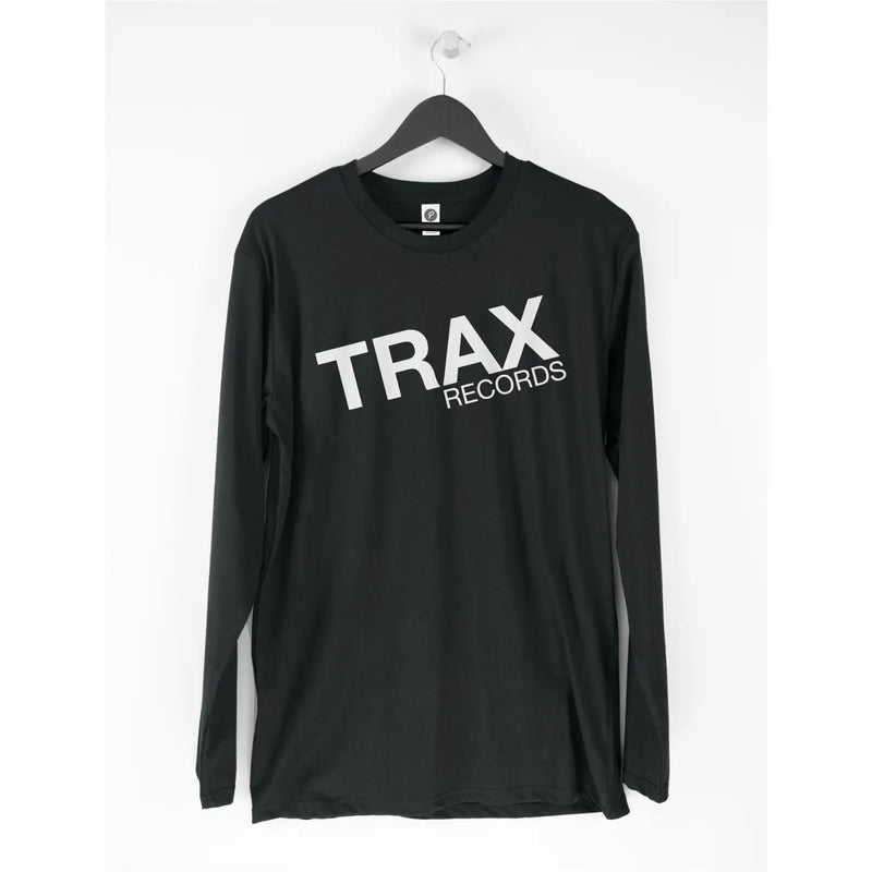 Trax Records Long Sleeve T-Shirt - Chicago House Acid Mr Fingers Phuture M / Black
