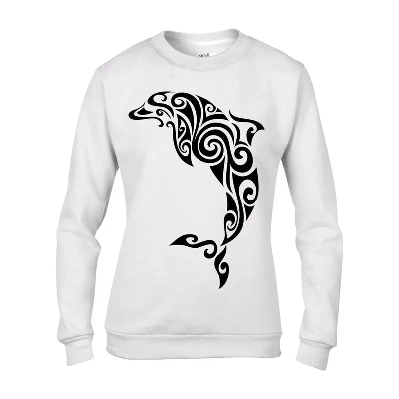 Tribal Dolphin Tattoo Hipster Women&