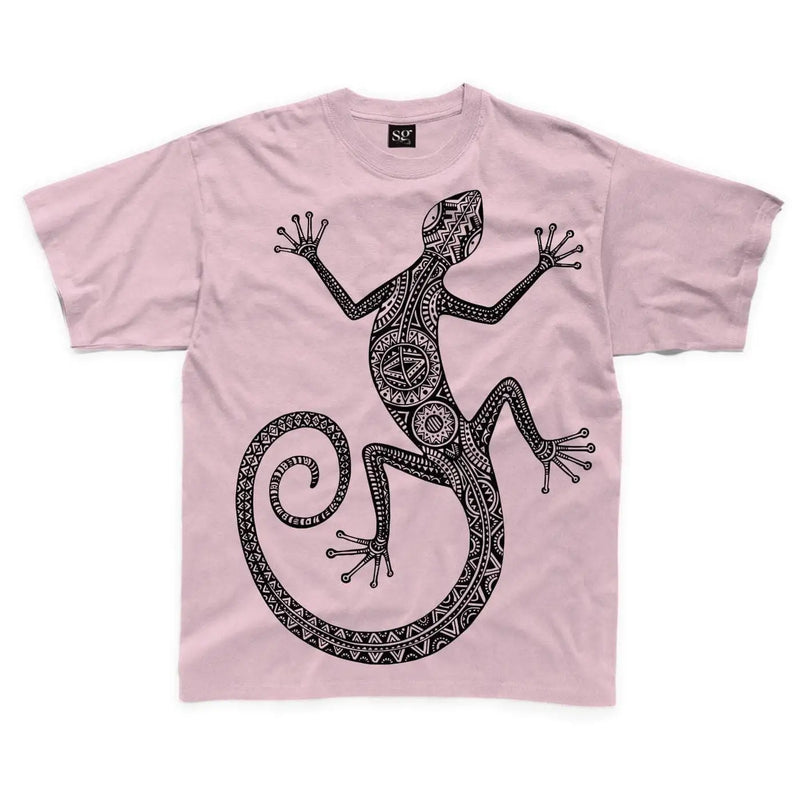 Tribal Lizard Tattoo Large Print Kids Children&