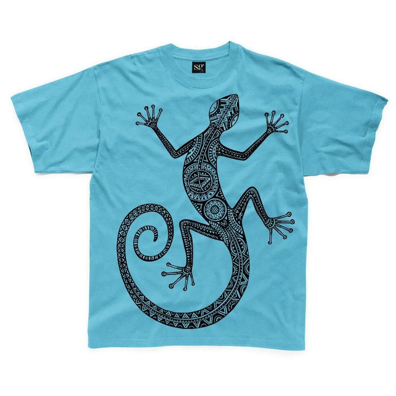 Tribal Lizard Tattoo Large Print Kids Children&