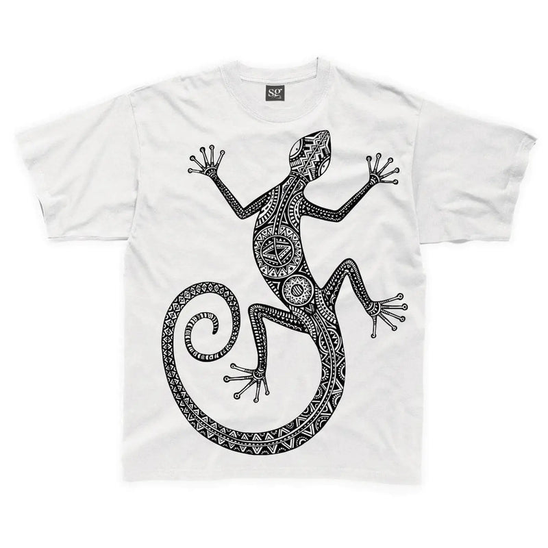 Tribal Lizard Tattoo Large Print Kids Children&