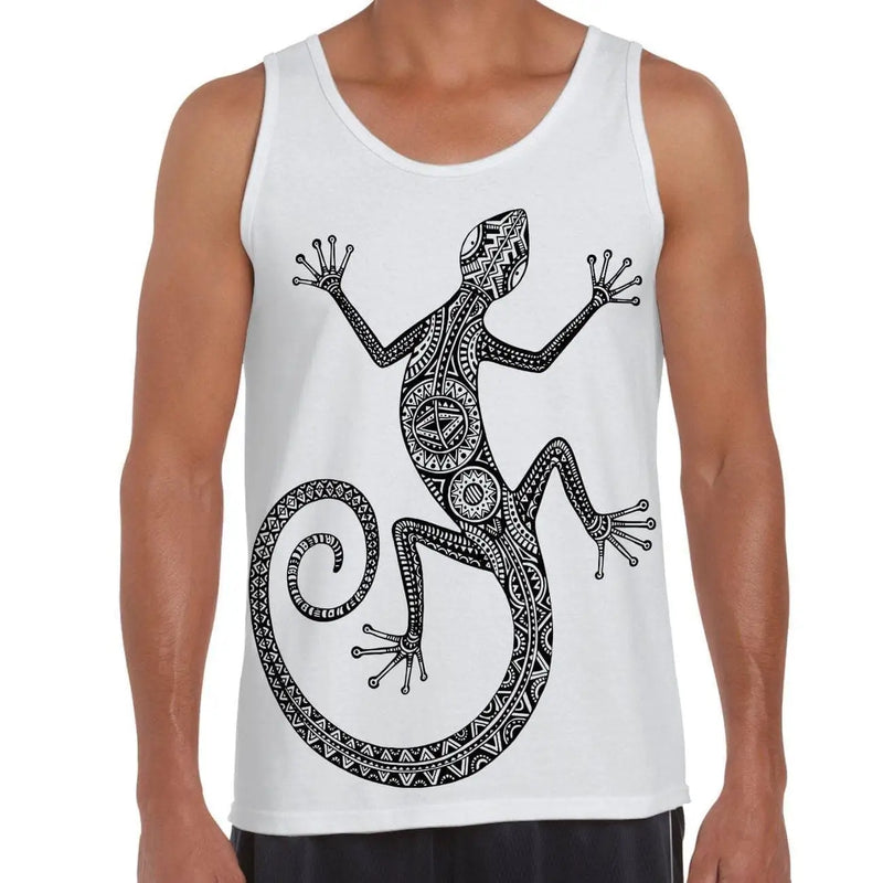 Tribal Lizard Tattoo Large Print Men&