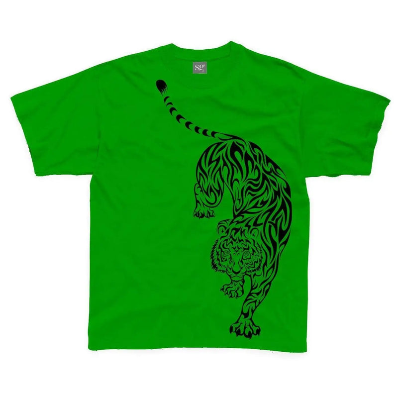 Tribal Tiger Tattoo Large Print Kids Children&