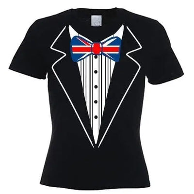 Tuxedo Union Jack Women's Fancy Dress T-Shirt