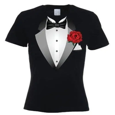 Tuxedo Women's Fancy Dress T-Shirt