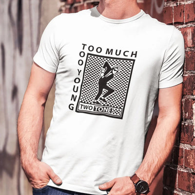 Two Tone Too Much Too Young Logo Men's T-Shirt