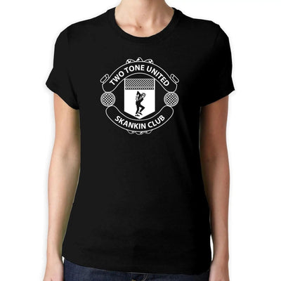 Two Tone United Skankin Club Women's T-Shirt S / Black