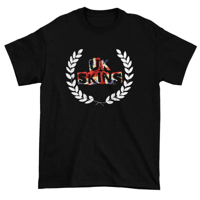 UK Skins Union Jack Flag Laurel Leaf Men’s T-Shirt - S -