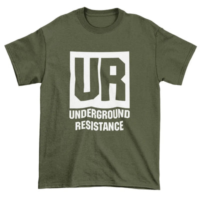 Underground Resistance Records T-Shirt - Detroit Techno UR EDM House S / Khaki