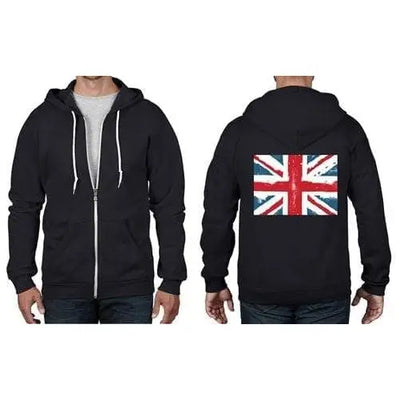 Union Jack Full Zip Hoodie S / Black