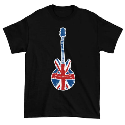 Union Jack Guitar Mens T-Shirt XXL