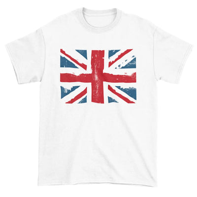 Union Jack Mens T-Shirt XL / White