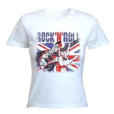 Union Jack Rock 'N' Roll Women's T-Shirt