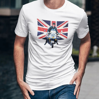 Union Jack Scooter Mod Men's T-Shirt