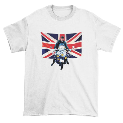 Union Jack Scooter Mod Men's T-Shirt M