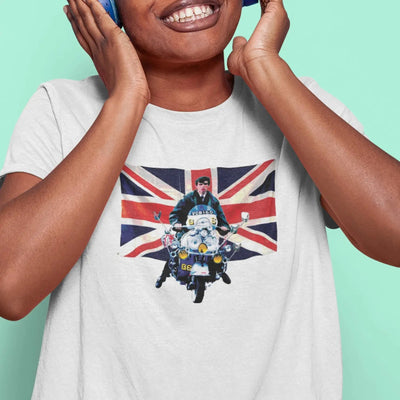 Union Jack Scooter Mod Women’s T-Shirt - Womens T-Shirt