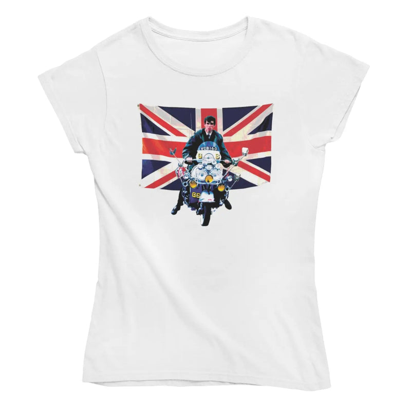 Union Jack Scooter Mod Women’s T-Shirt - XL - Womens T-Shirt