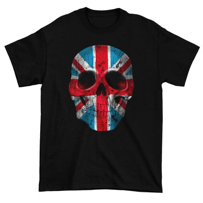 Union Jack Skull Men's T-Shirt L / Black