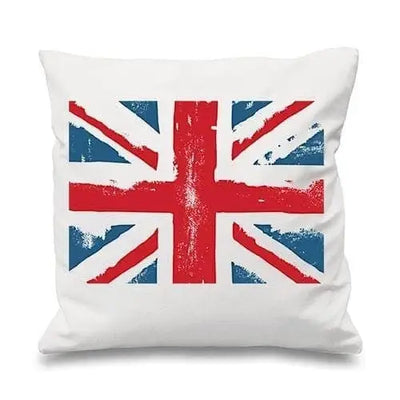 Union Jack Sofa Cushion White