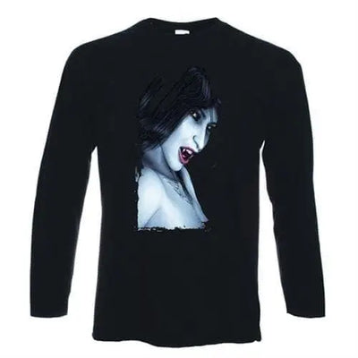 Vampire Girl Long Sleeve T-Shirt