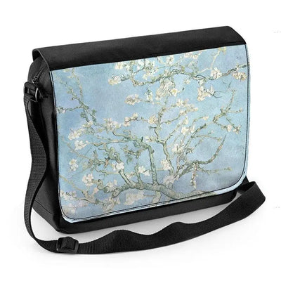 Van Gogh Almond Blossoms Laptop Messenger Bag