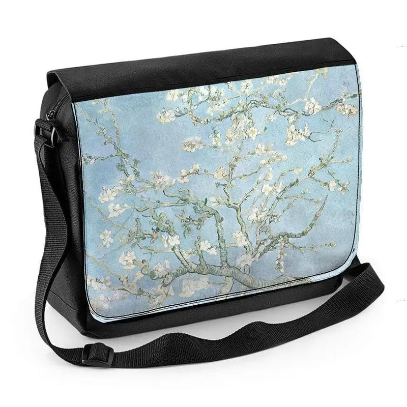 Van Gogh Almond Blossoms Laptop Messenger Bag