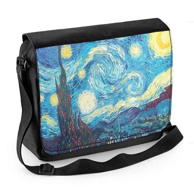 Van Gogh Starry Night Laptop Messenger Bag