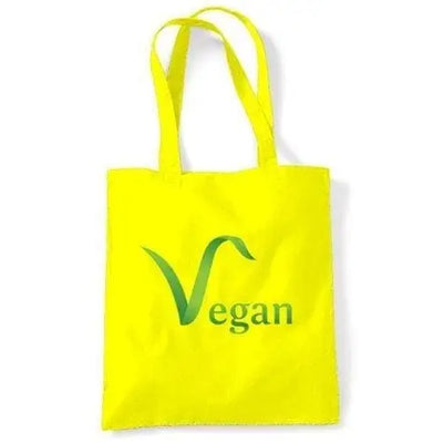 Vegan Logo Shoulder Bag Yellow
