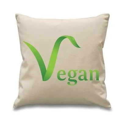 Vegan Logo Sofa Cushion Cream