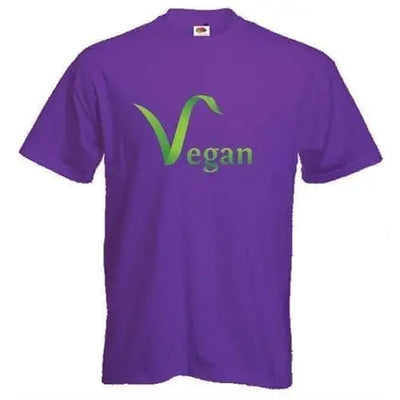 Vegan Logo T-Shirt XXL / Purple