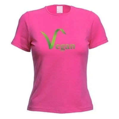 Vegan Logo Women's T-Shirt S / Dark Pink