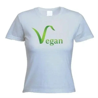 Vegan Logo Women's T-Shirt S / Light Grey