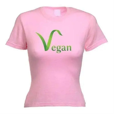 Vegan Logo Women's T-Shirt S / Light Pink