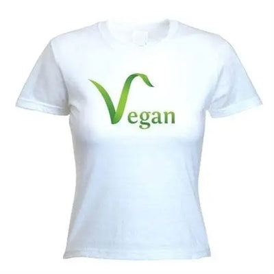 Vegan Logo Women's T-Shirt S / White