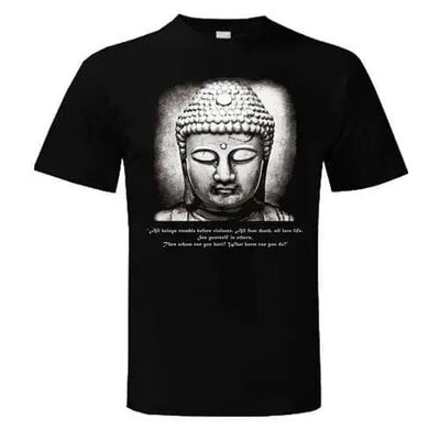 Vegetarian Buddha Quote Mens T-Shirt
