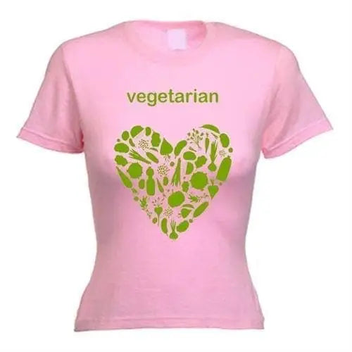 Vegetarian Heart Logo Women&