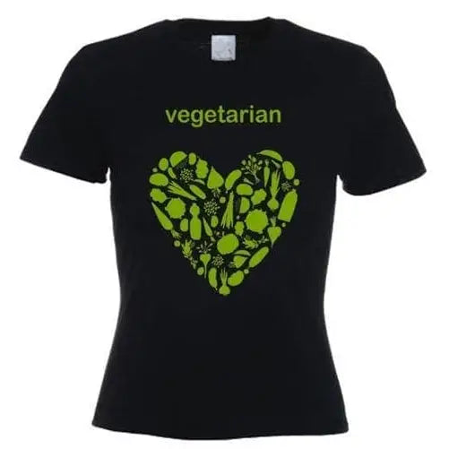 Vegetarian Heart Logo Women&