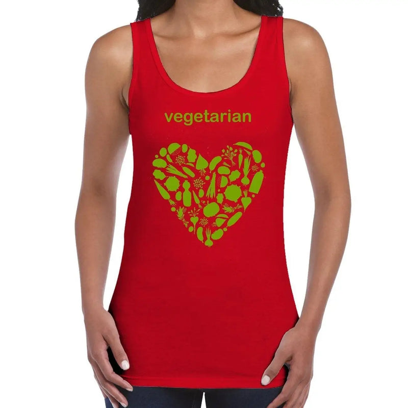 Vegetarian Heart Logo Women&