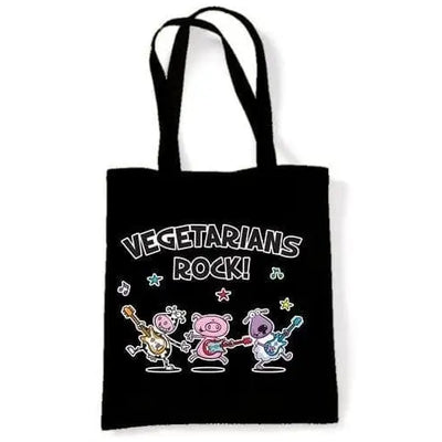 Vegetarians Rock Band Shoulder bag Black