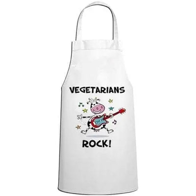 Vegetarians Rock Kitchen Apron