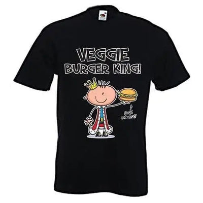 Vegi Burger King Men's T-Shirt XXL / Black