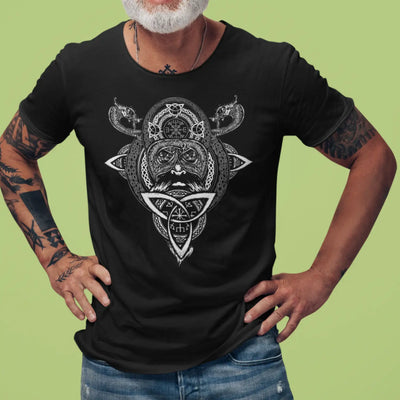 Viking Compass Warrior Tattoo Vegvisir Men’s T - Shirt